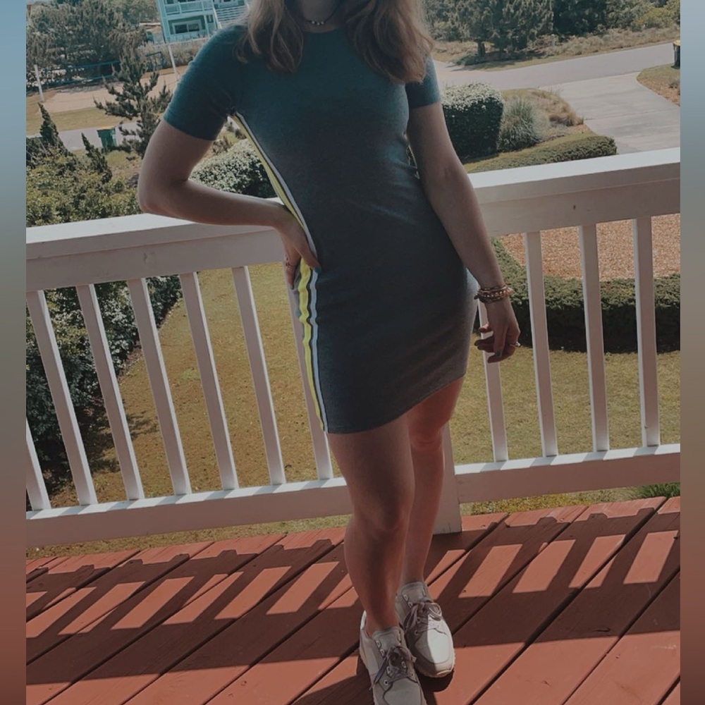 divided by H&M - Small, grey athletic body con dress